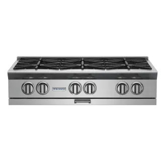 Platinum Series 36 Inch Wide 6 Burner Natural Gas Cooktop | Build.com, Inc.