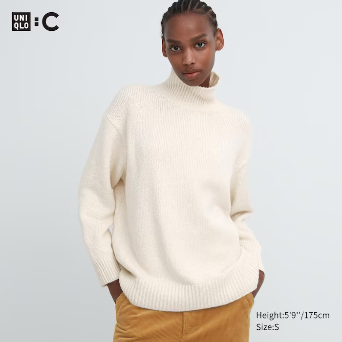 Soft Knit High Neck Long-Sleeve Sweater | UNIQLO (US)