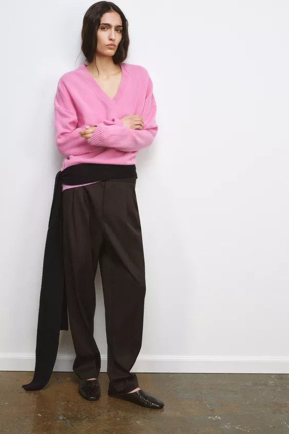 100% WOOL OVERSIZE JUMPER | Zara UK