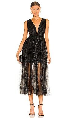 SAU LEE Heather Tulle Dress in Black from Revolve.com | Revolve Clothing (Global)