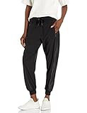Calvin Klein Performance Women's Shine Blocked Woven Jogger, Black, Small | Amazon (US)