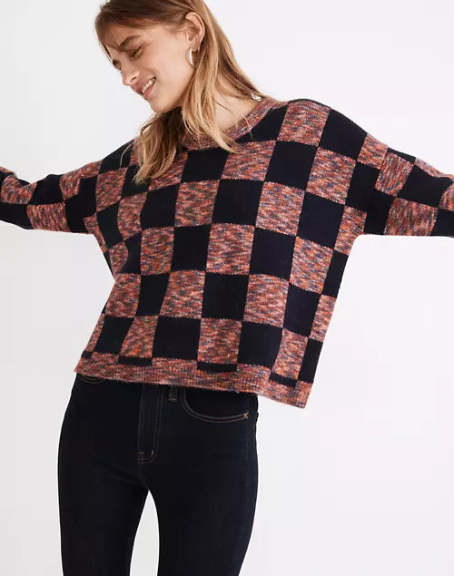 Checkered Pullover Sweater | Madewell