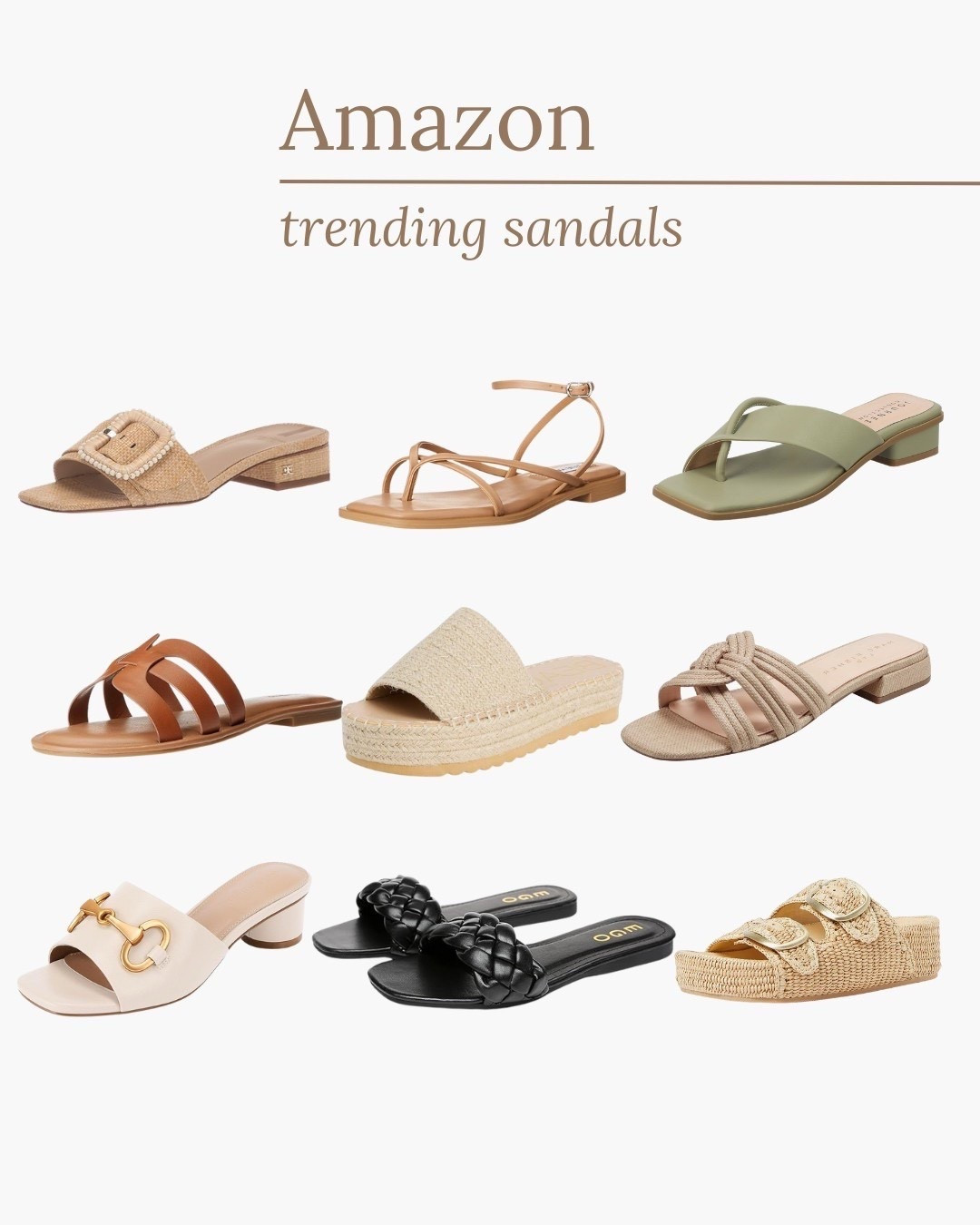 Amazon trending sandals!

#amazonfashion #trendingnow #summerfashion #shoelove 

#LTKStyleTip #LTKShoeCrush