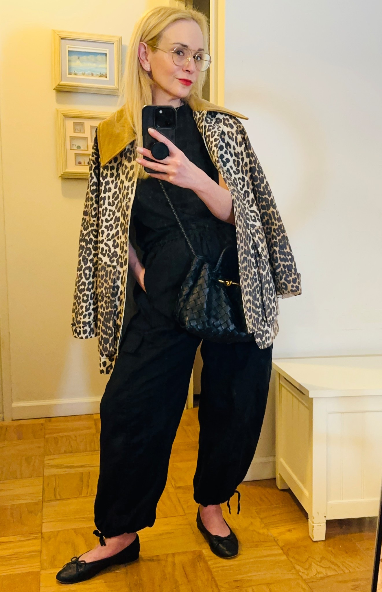 Linen and leopard 