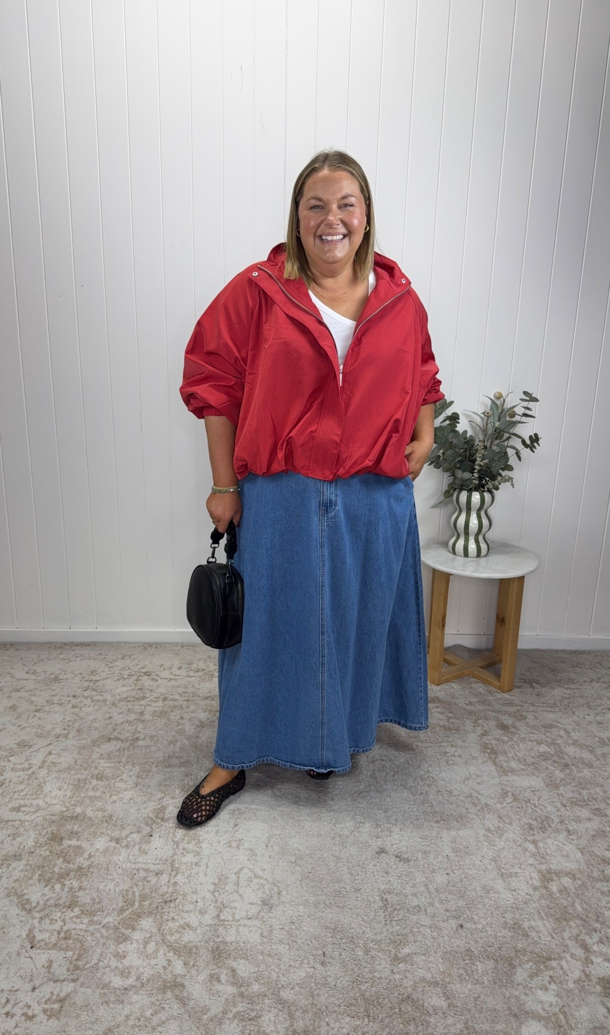 Nylon sports jacket styled in a ‘non’ activewear way! What do we think? 

#LTKautumn #LTKaustralia #LTKplussize