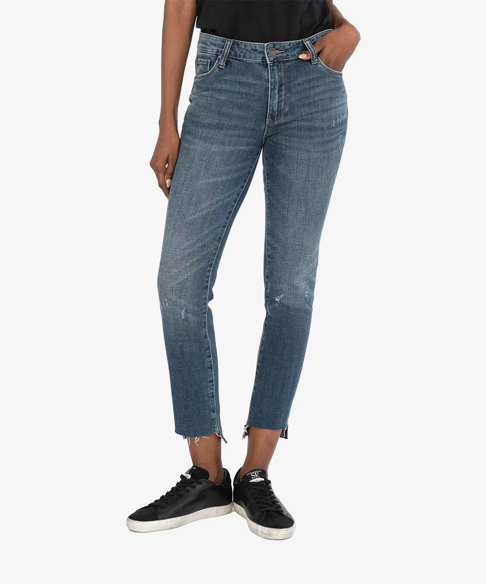 Reese Ankle Straight Leg (Glory Wash) - Kut from the Kloth | Kut From Kloth