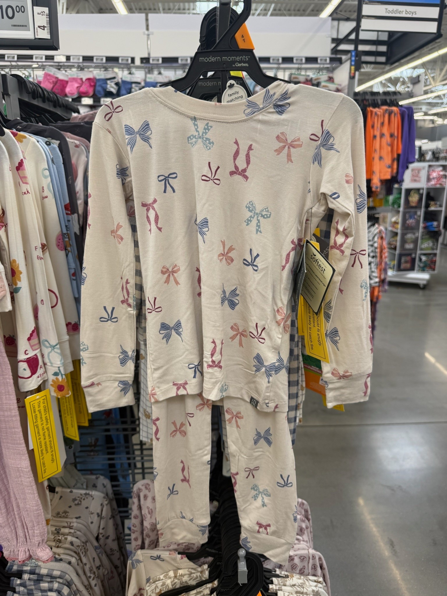 Adorable and soft bow pajama set for toddlers and girls from Walmart!  

 #LTKmorningroutine #LTKSeasonal #LTKKids