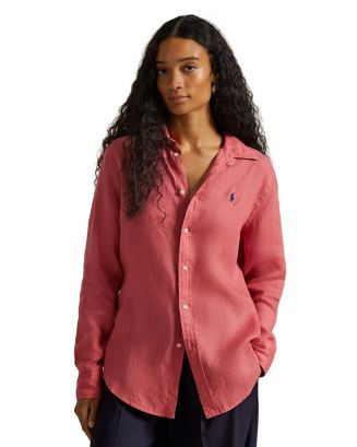 Ralph Lauren Lauren Ralph Lauren Classic Fit Linen Shirt | Bloomingdale's Women Tops & Tees | Bloomingdale's (AU)
