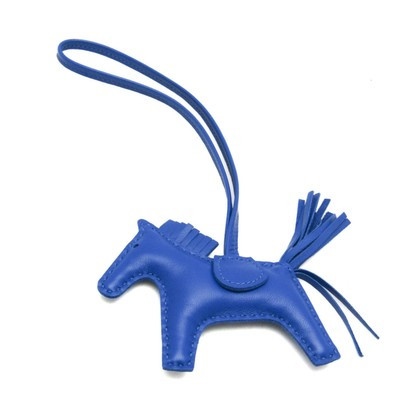 Hermes Agneau Milo Handbag Charm Blue Rodeo PM BF582914 | eBay | eBay US