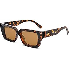 SOJOS Polarized Sunglasses Womens Men Trendy Square Small Y2K Designer Shades SJ2323 | Amazon (US)