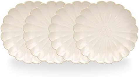 Amazon.com | MDZF SWEET HOME 10-Inch Ceramic Dinner Plates Set, Pasta Serving Plates, Dessert Dis... | Amazon (US)