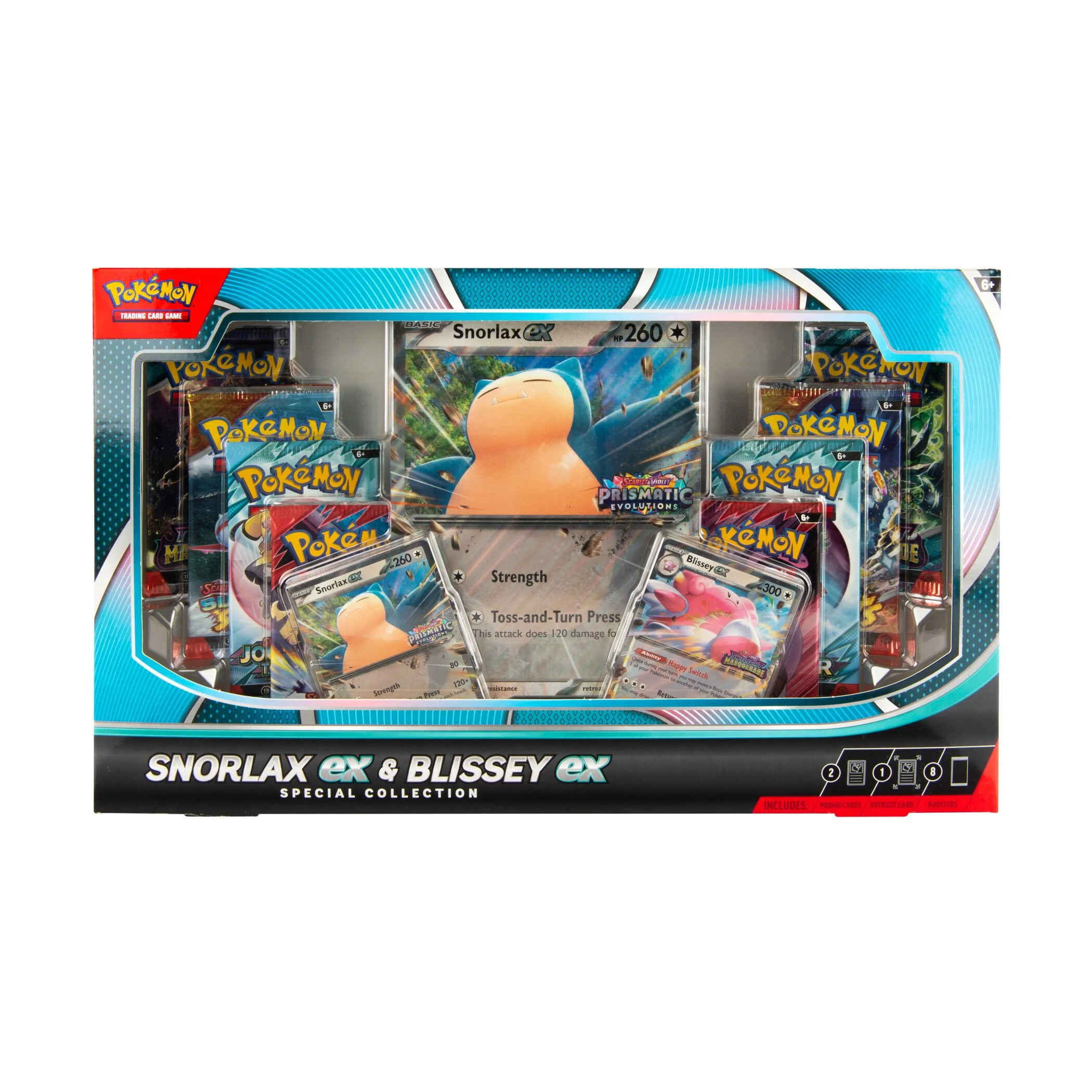 Pokemon Trading Card Game Snorlax ex and Blissey ex Special Collection Box | Walmart (US)