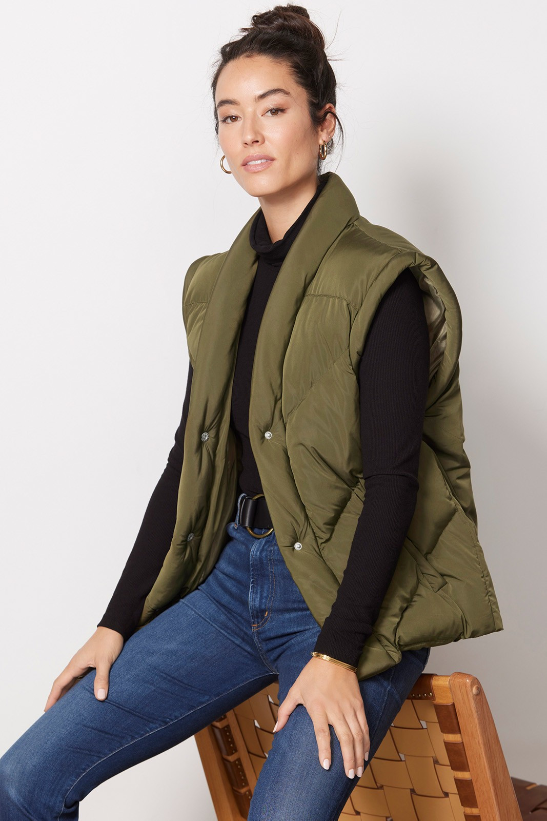 BLANKNYC Matcha Latte Vest | EVEREVE | Evereve