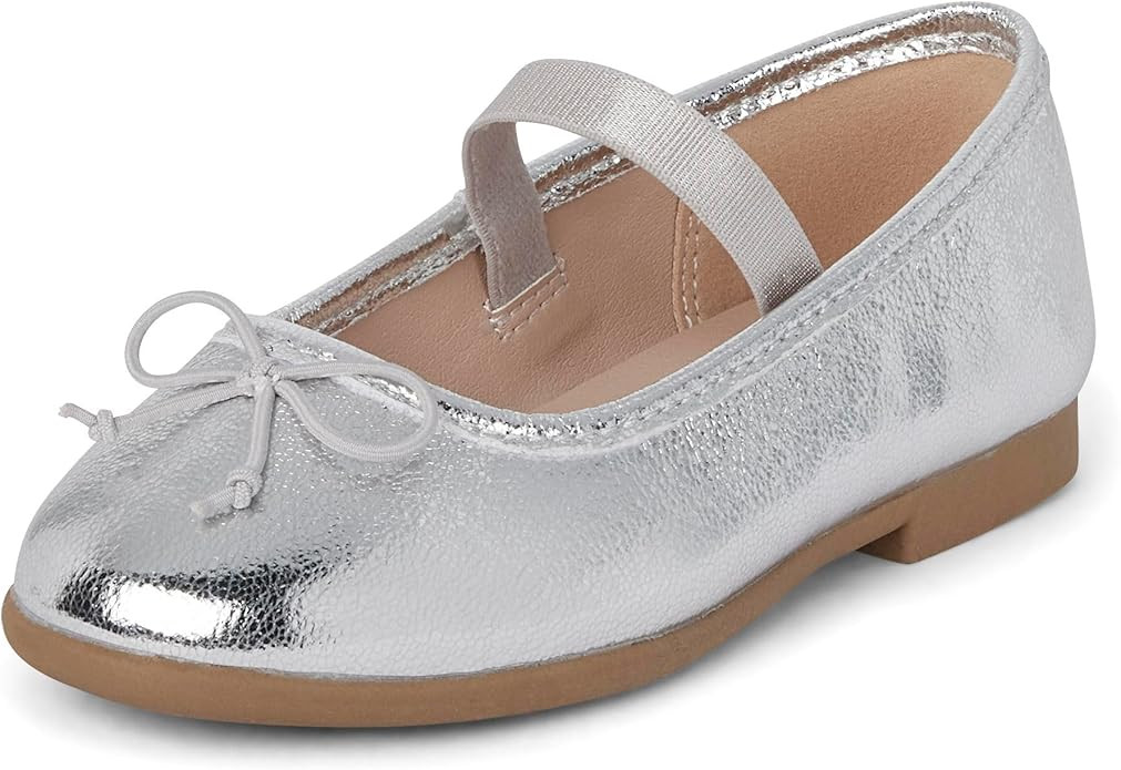 The Children's Place Girl's Baby Toddler Closed Toe Ballet Flats | Amazon (US)