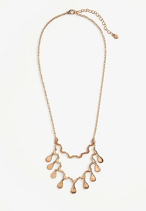 Dainty Gold Teardrop Necklace | Maurices