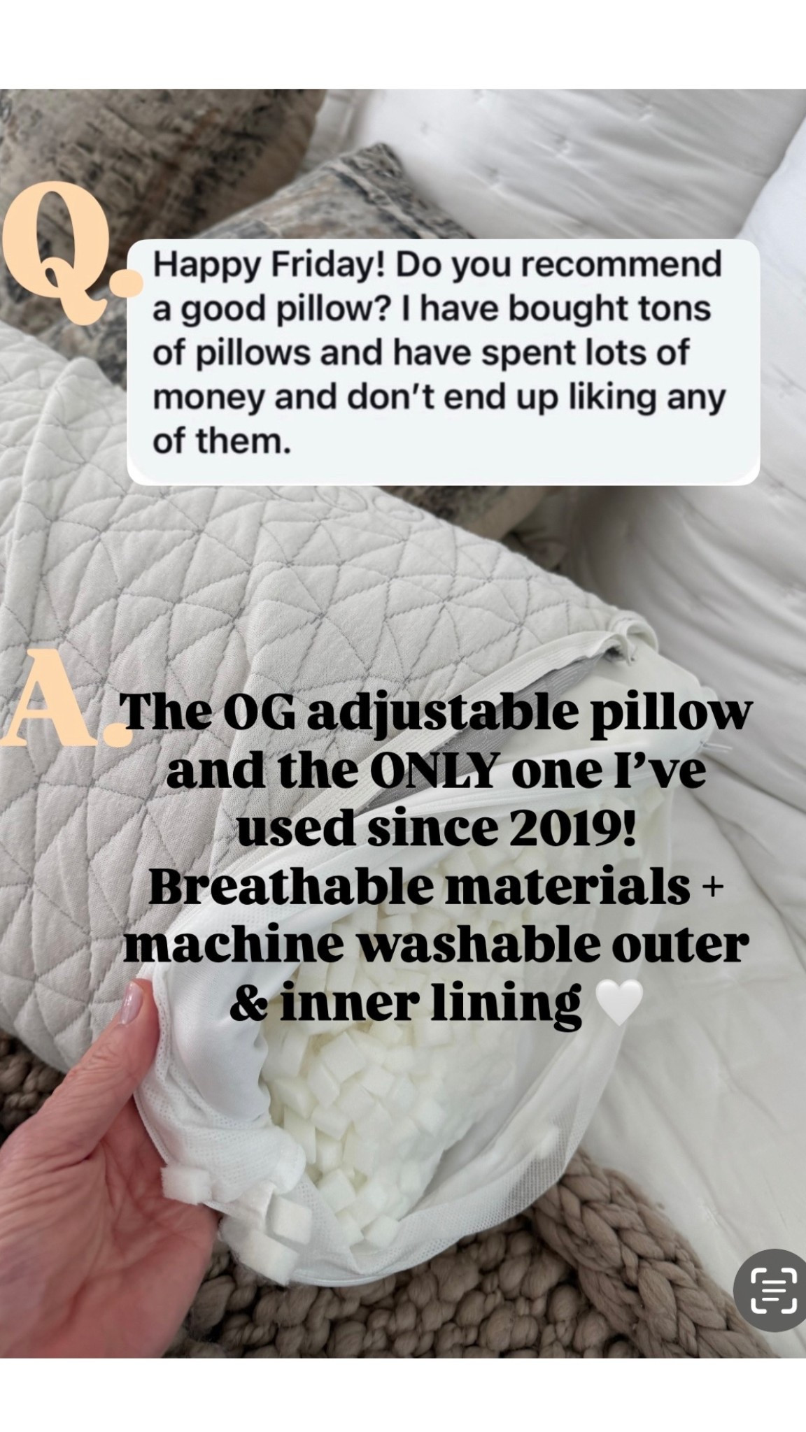 Favorite pillow 

#LTKGiftGuide #LTKHoliday #LTKOver40