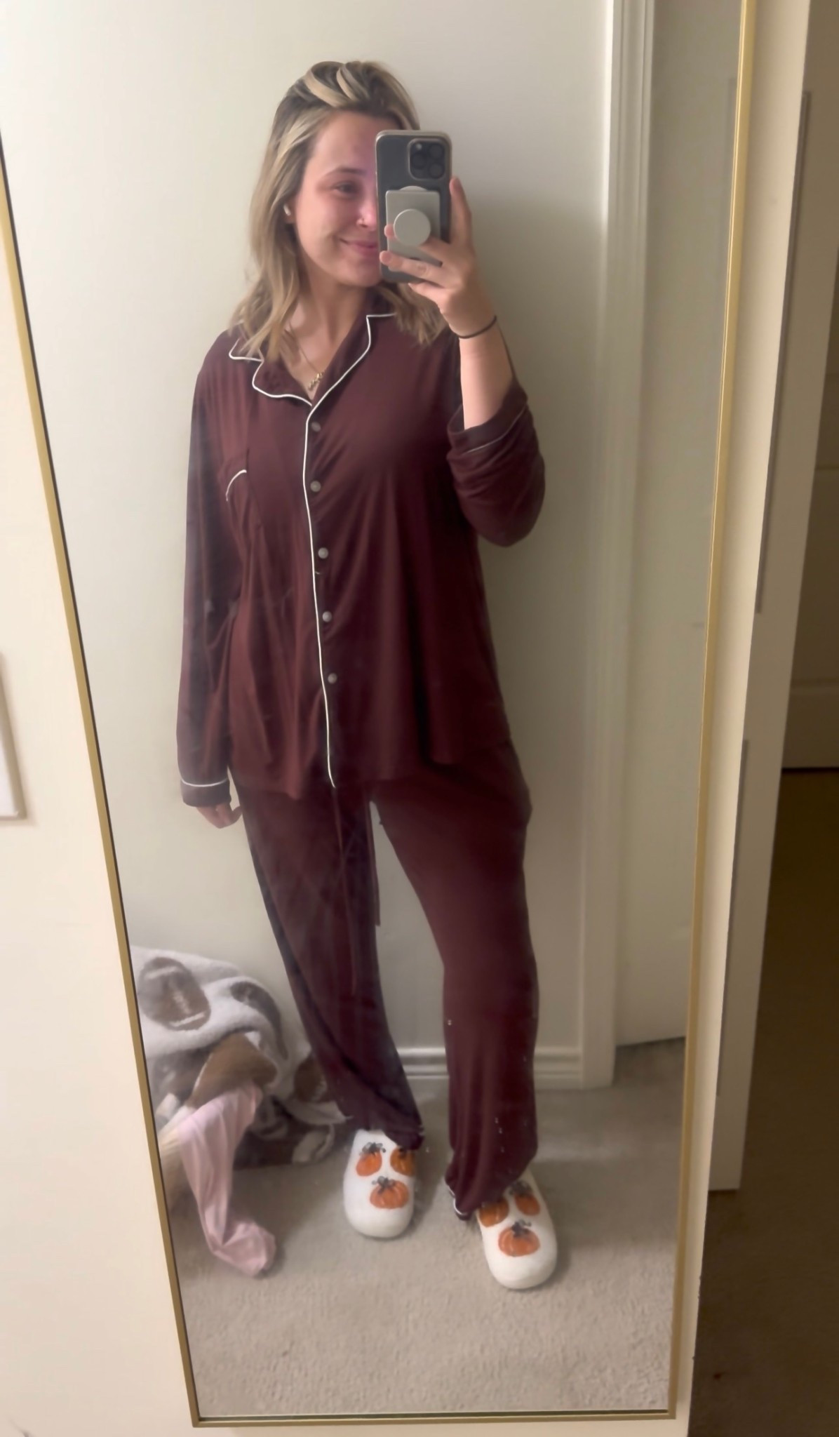 The comfiest pjs!!! Wearing a Large!

#LTKFindsUnder50 #LTKHome #LTKMidsize