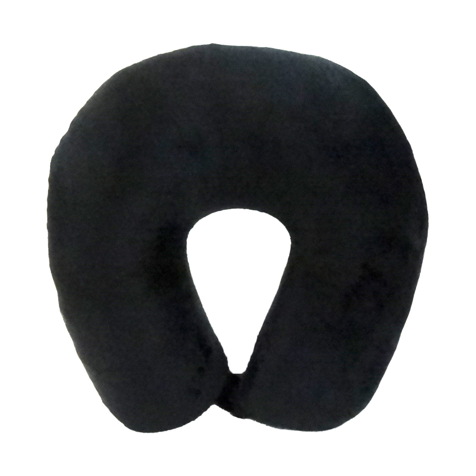 Protégé Microfiber Neck Pillow, Black - Walmart.com | Walmart (US)