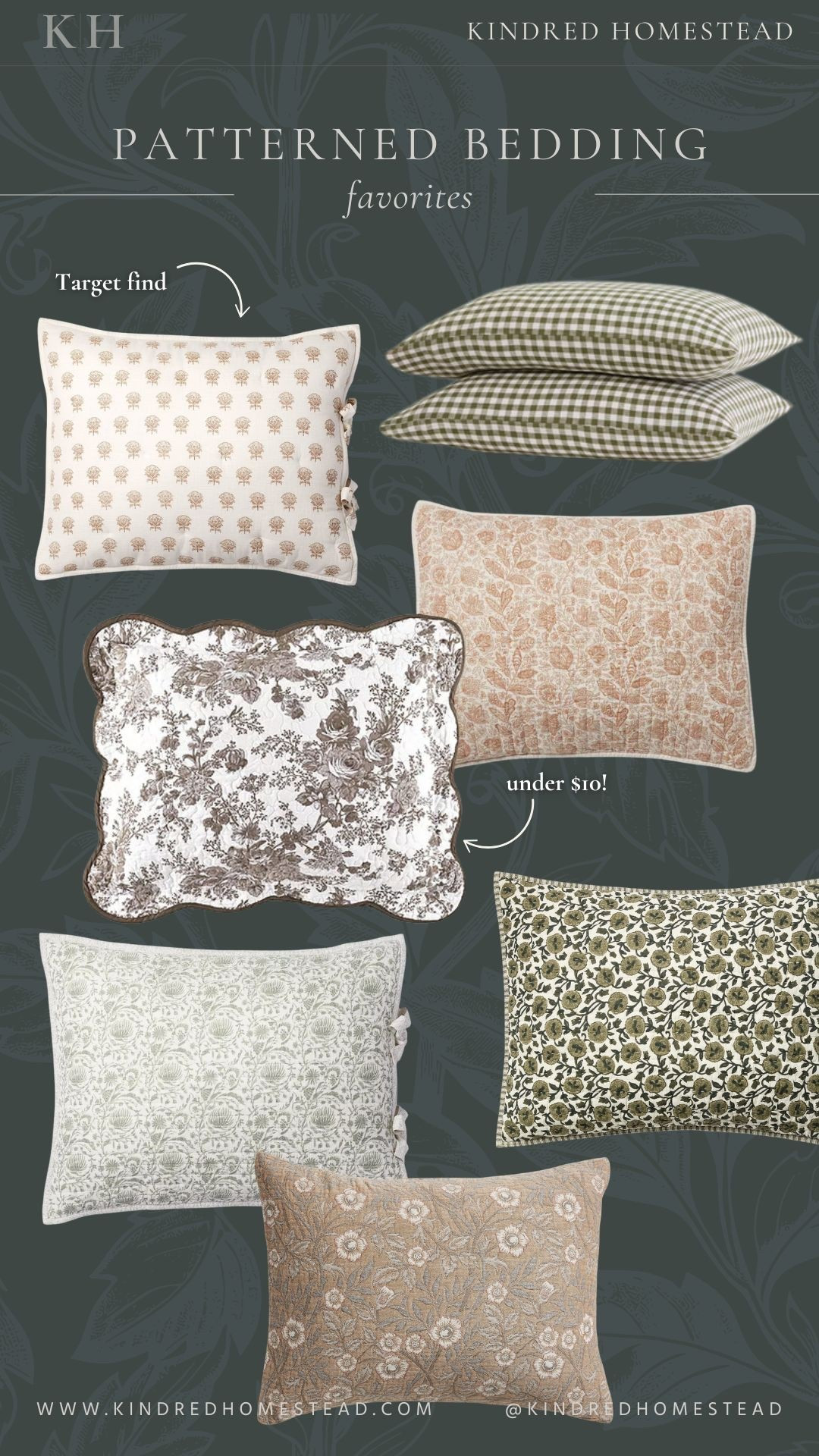 Pattern makes the room.
These pillow shams add just the right amount of character—soft, classic, and effortlessly cozy. An easy bedroom refresh that instantly feels intentional.

#LTKHome