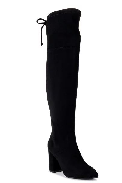 No Boundaries Women's Heeled Over-the-Knee Boots | Walmart (US)