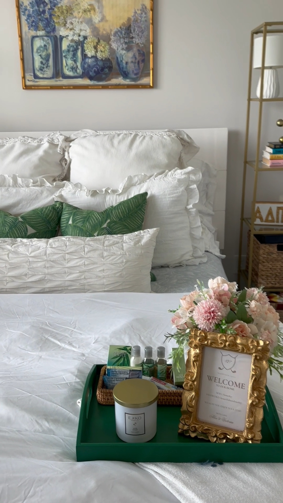 Prepping our guest room for a weekend visitor!! I love getting the apartment prepped for guests - hosting is my favorite!! Can’t wait for a fun weekend with friends! 

#LTKHome