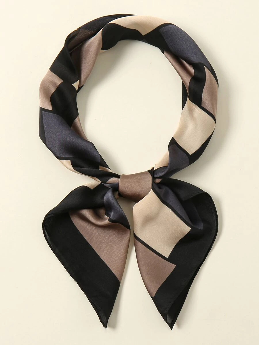 1pc Simple Printed 70s Style Bandana For Women, Can Be Used As Scarf, Waistband Or Headband Banda... | SHEIN