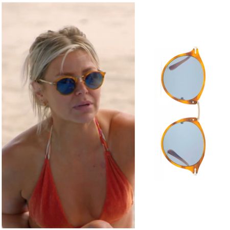 Ariana Madix’s Tan Round Sunglasses