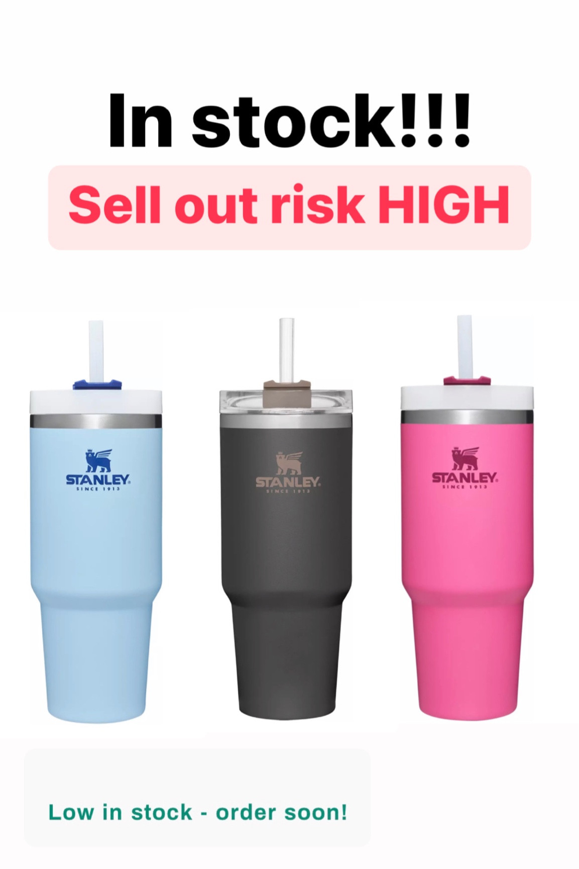 Stanley 30 oz tumbler with no handle. Hot Pink Stanley. Blue Stanley. Black Stanley. Charcoal Stanley. Gray Stanley.

#LTKtravel #LTKfit #LTKworkwear