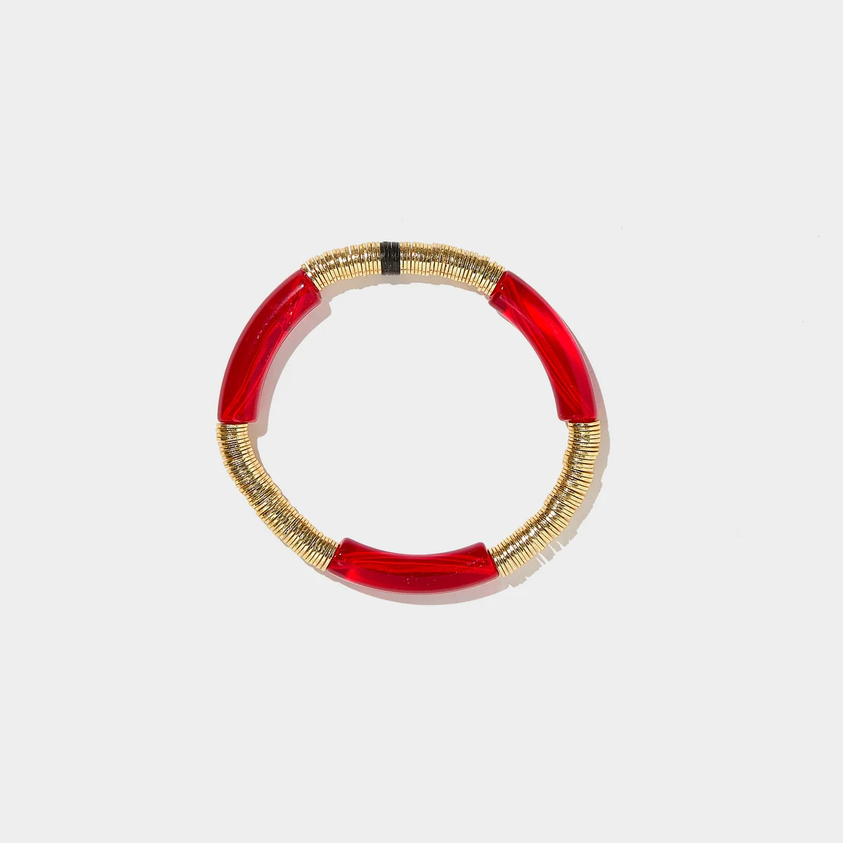 Ruby Red Zo Bracelet 6mm | Allie + Bess
