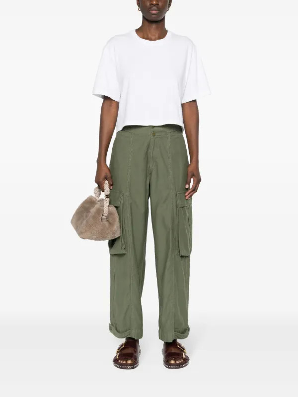 AGOLDE Anya Cropped T-shirt - Farfetch | Farfetch Global
