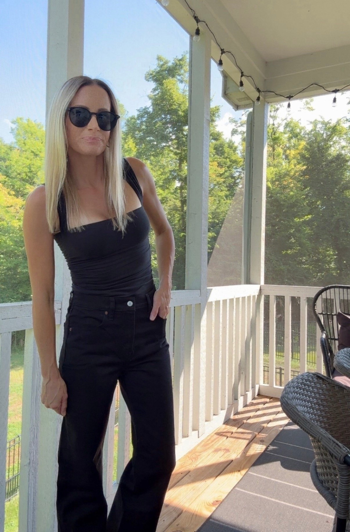 These Abercrombie tops are the best, flattering and comfy, and these jeans 🤌🏼

#LTKootd #LTKSpringSale #LTKgrwm