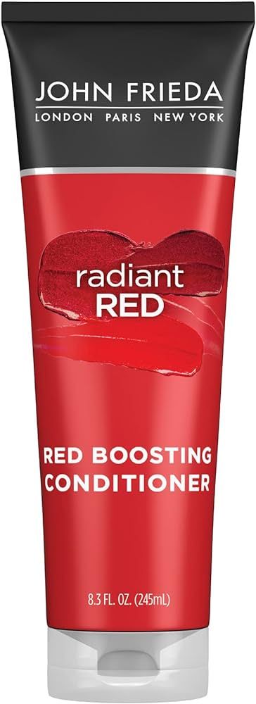 John Frieda Radiant Red Red Boosting Conditioner, 8.3 Ounce Daily Conditioner, with Pomegranate a... | Amazon (US)