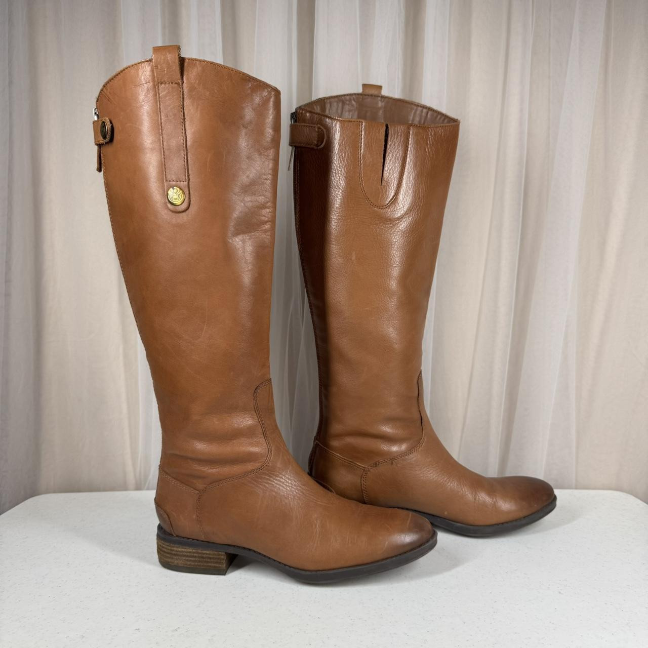 Sam Edelman Women's Knee high Boots - Brown/Tan - US 7 | Depop US