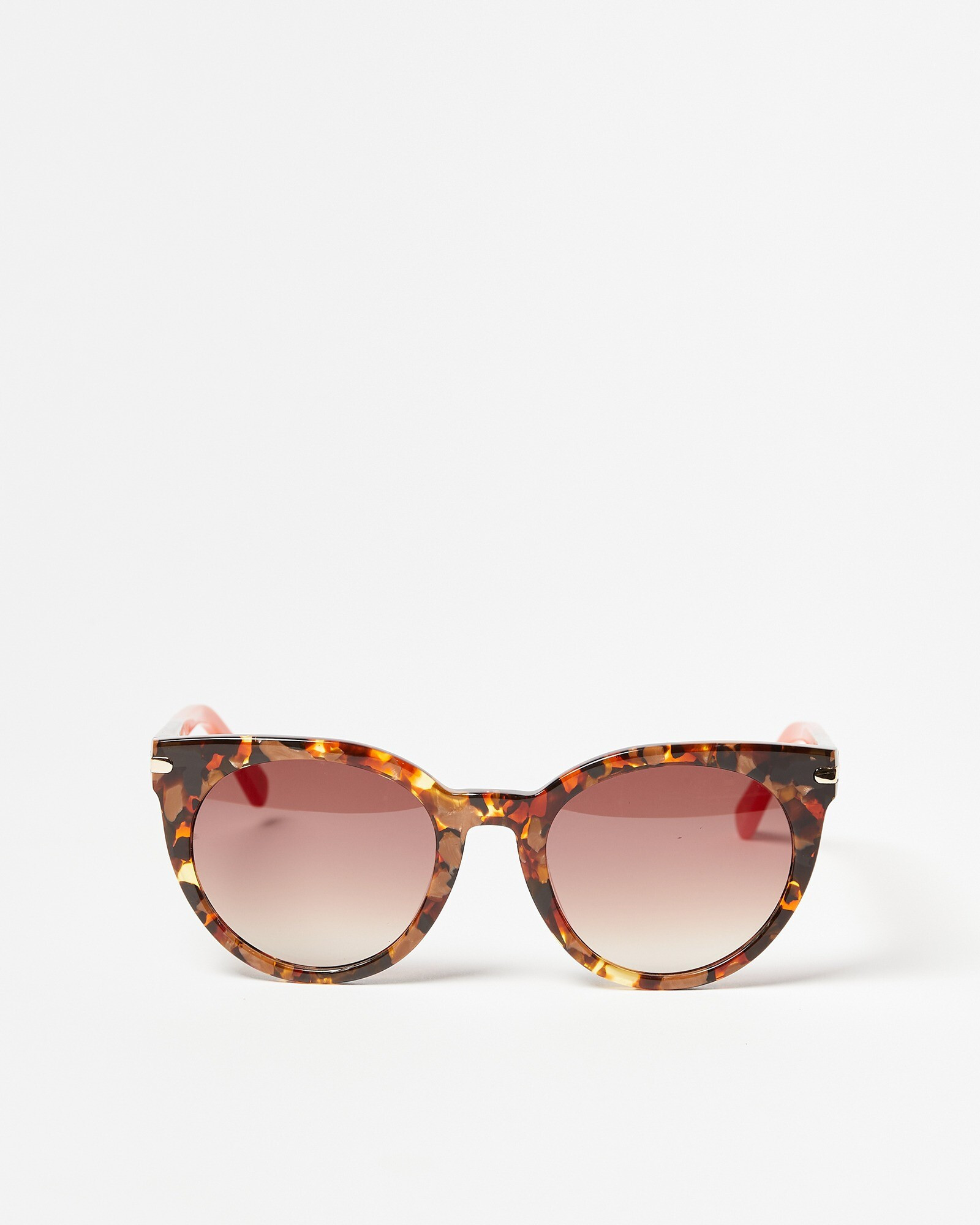 Cat Eye Faux Tortoiseshell Acetate Sunglasses | Oliver Bonas (Global)
