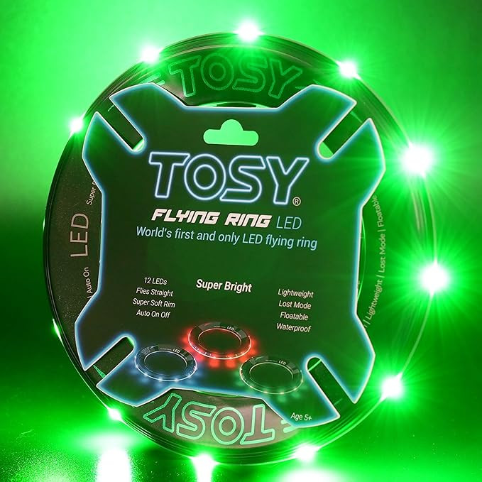 TOSY Flying Ring - 12 Monocolor LEDs, Super Bright, Lost Mode, Auto Light Up, Christmas Stocking ... | Amazon (US)