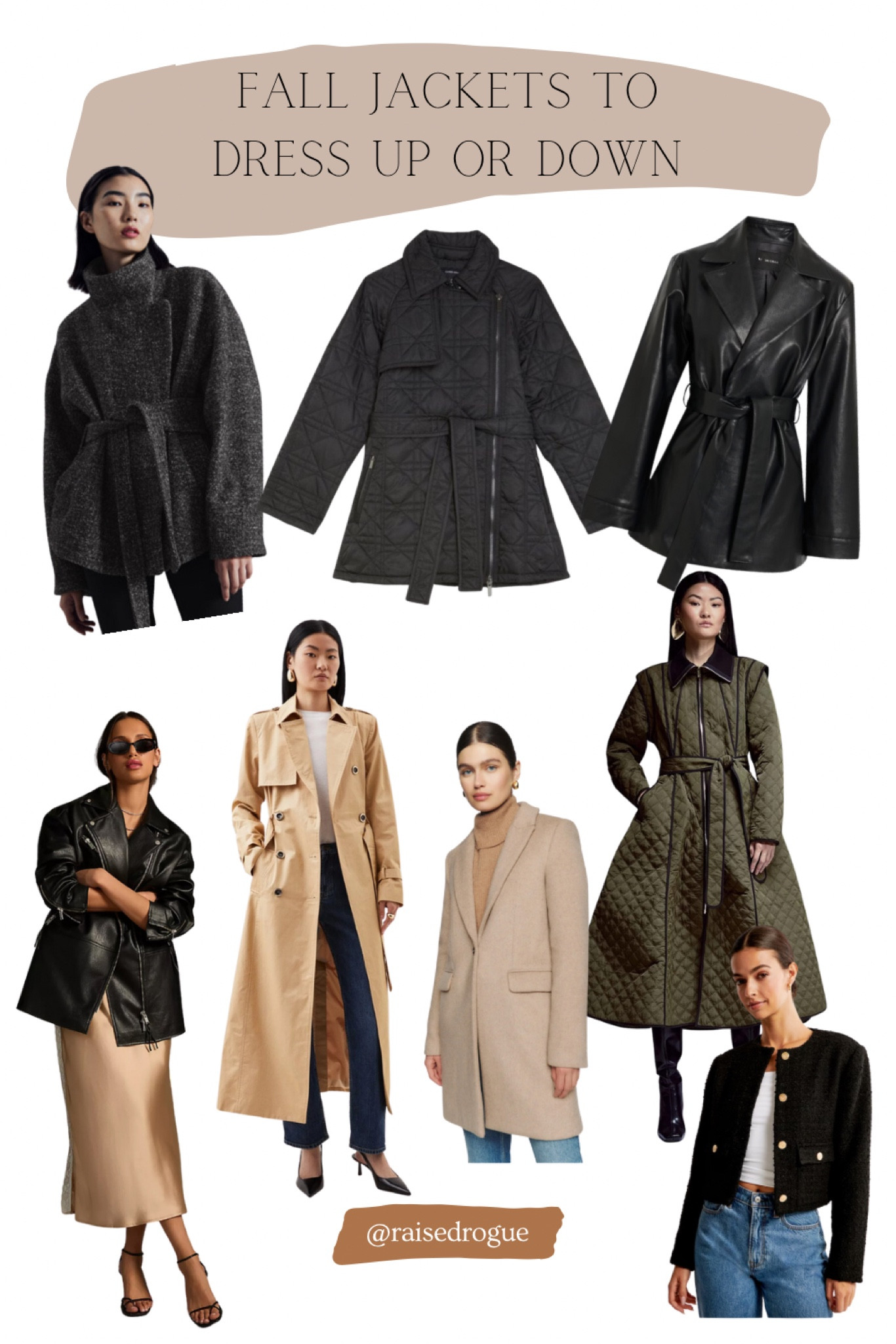 Jackets to dress up or down for fall 



#LTKSeasonal #LTKstyletip