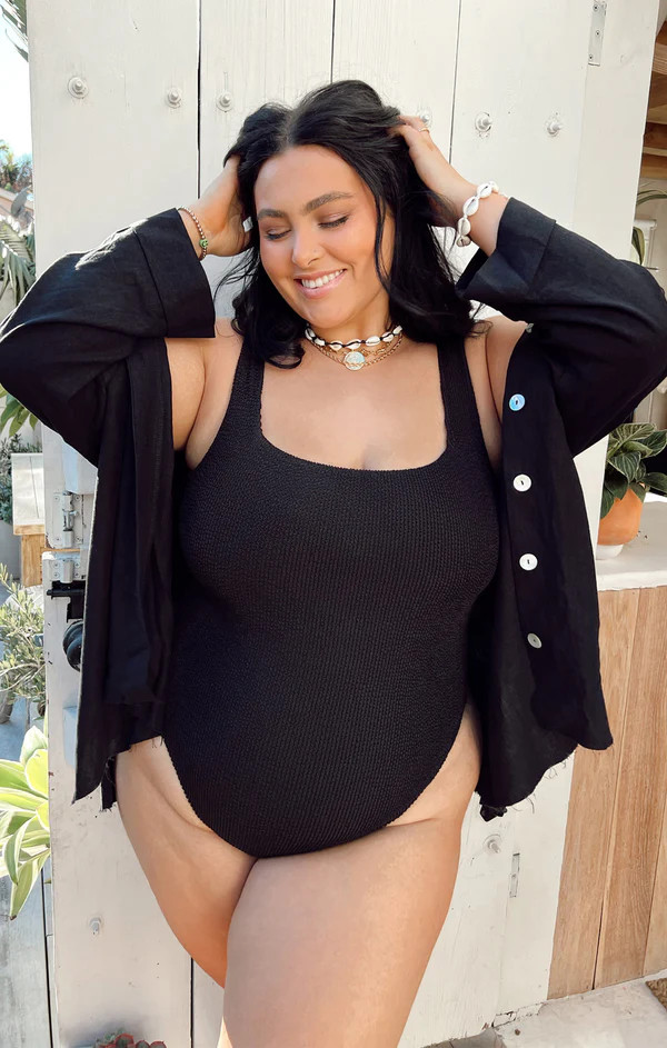 The Scrunch One Piece ~ Black Scrunch | Show Me Your Mumu