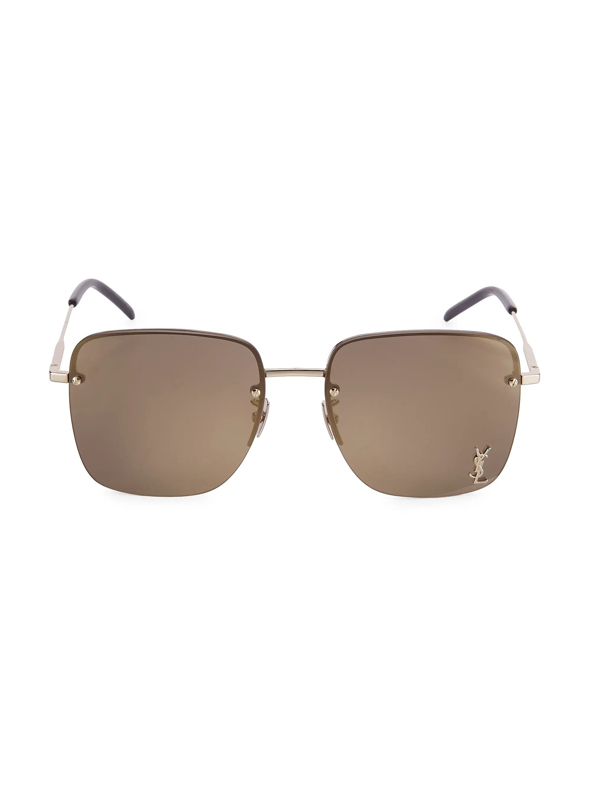 Monogram 58MM Square Sunglasses | Saks Fifth Avenue