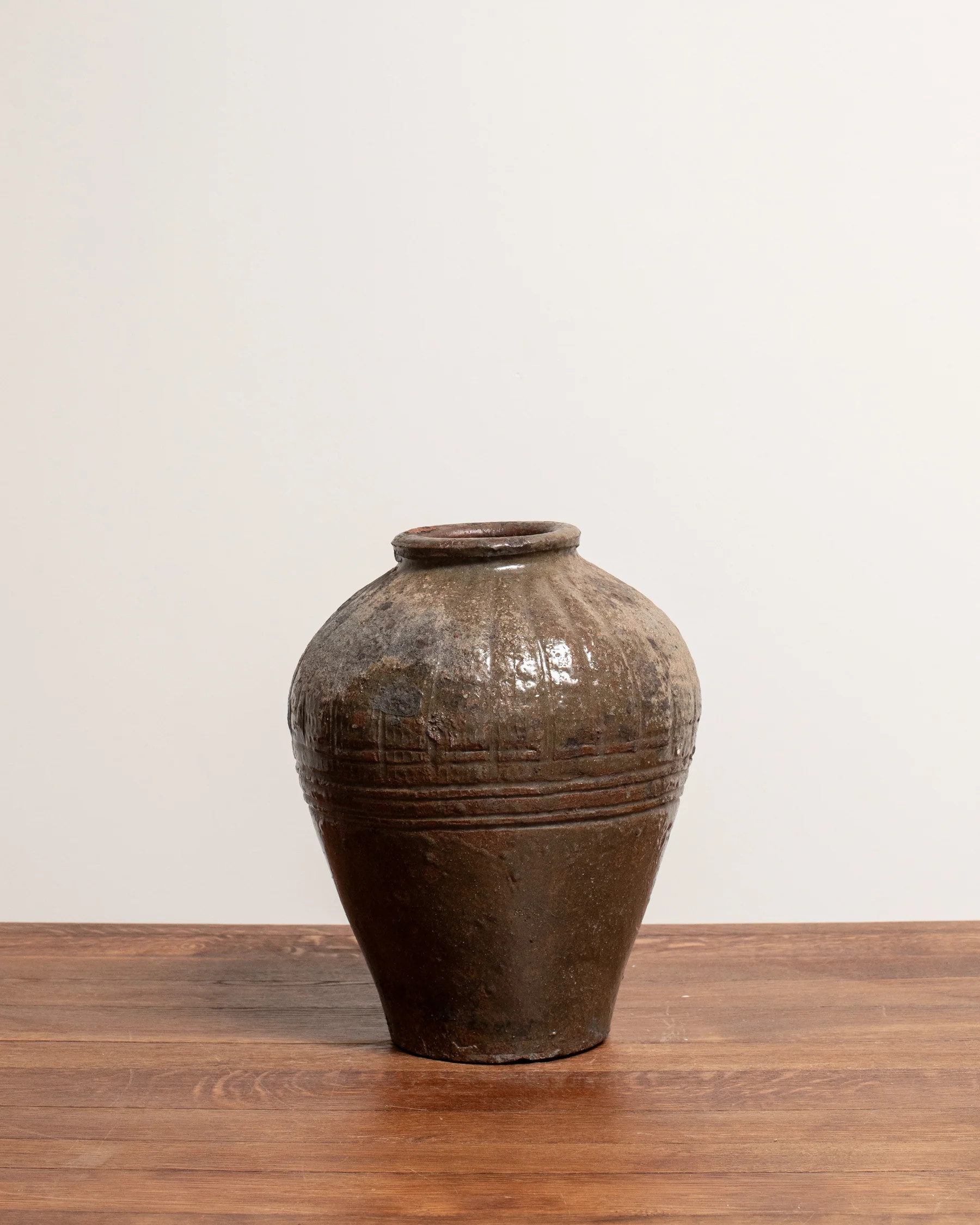 Antique Rice Wine Jar IX | The Vintage Rug Shop