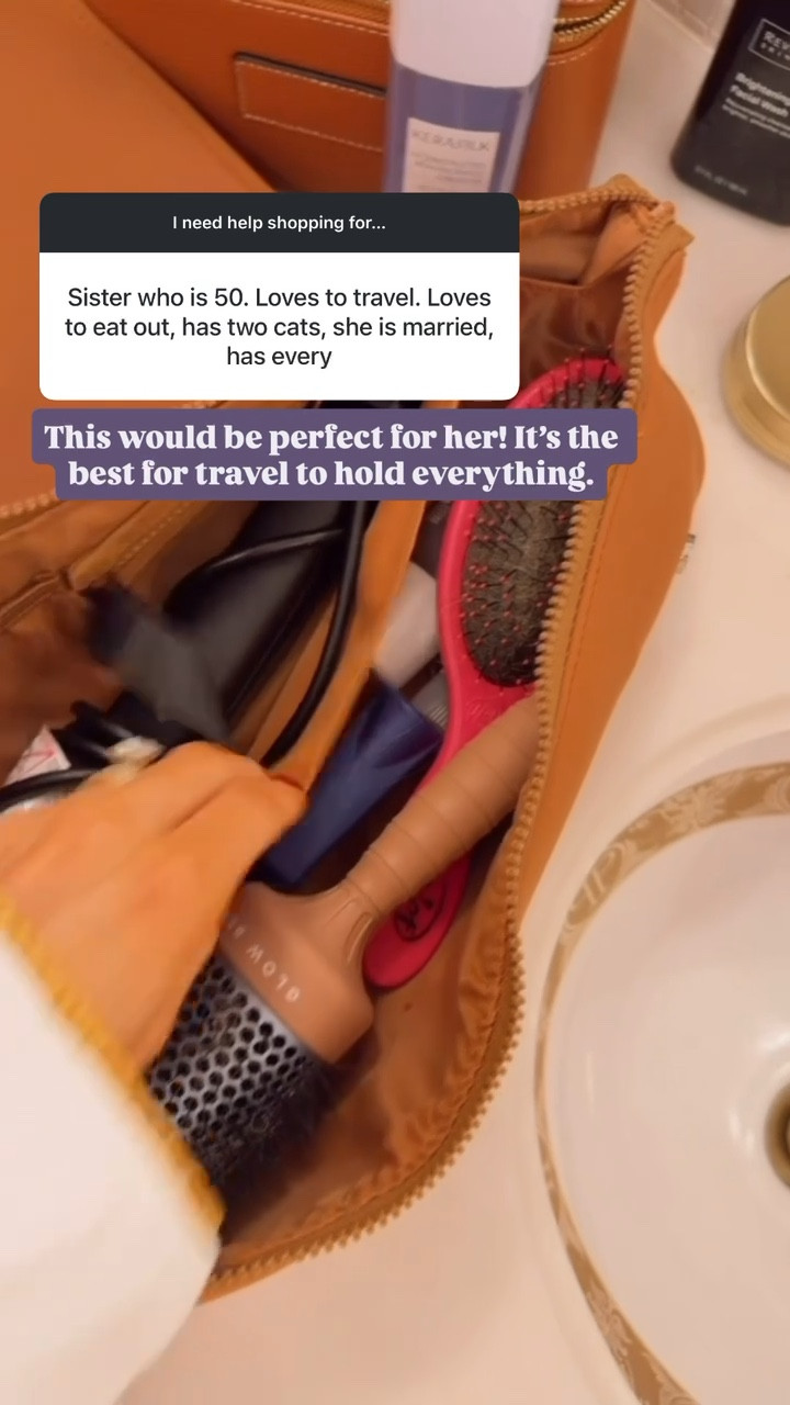 If someone in your life loves to travel, this is a great gift! I use it to hold all my hair tools and products! 

Loverly Grey, Amazon, traveler gift ideas, travel finds, travel bags, gift ideas 

#LTKGiftGuide #LTKFindsUnder50
