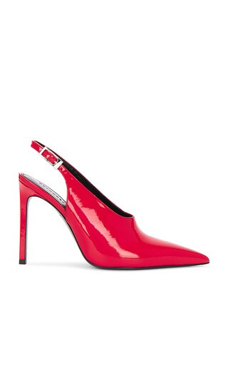 retrofete Celia Leather Slingback in Red. | Revolve Clothing (Global)