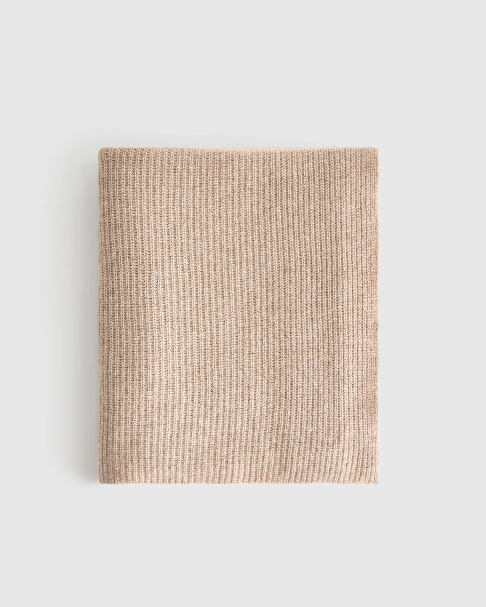 Ribbed Knit Cashmere Throw | Quince