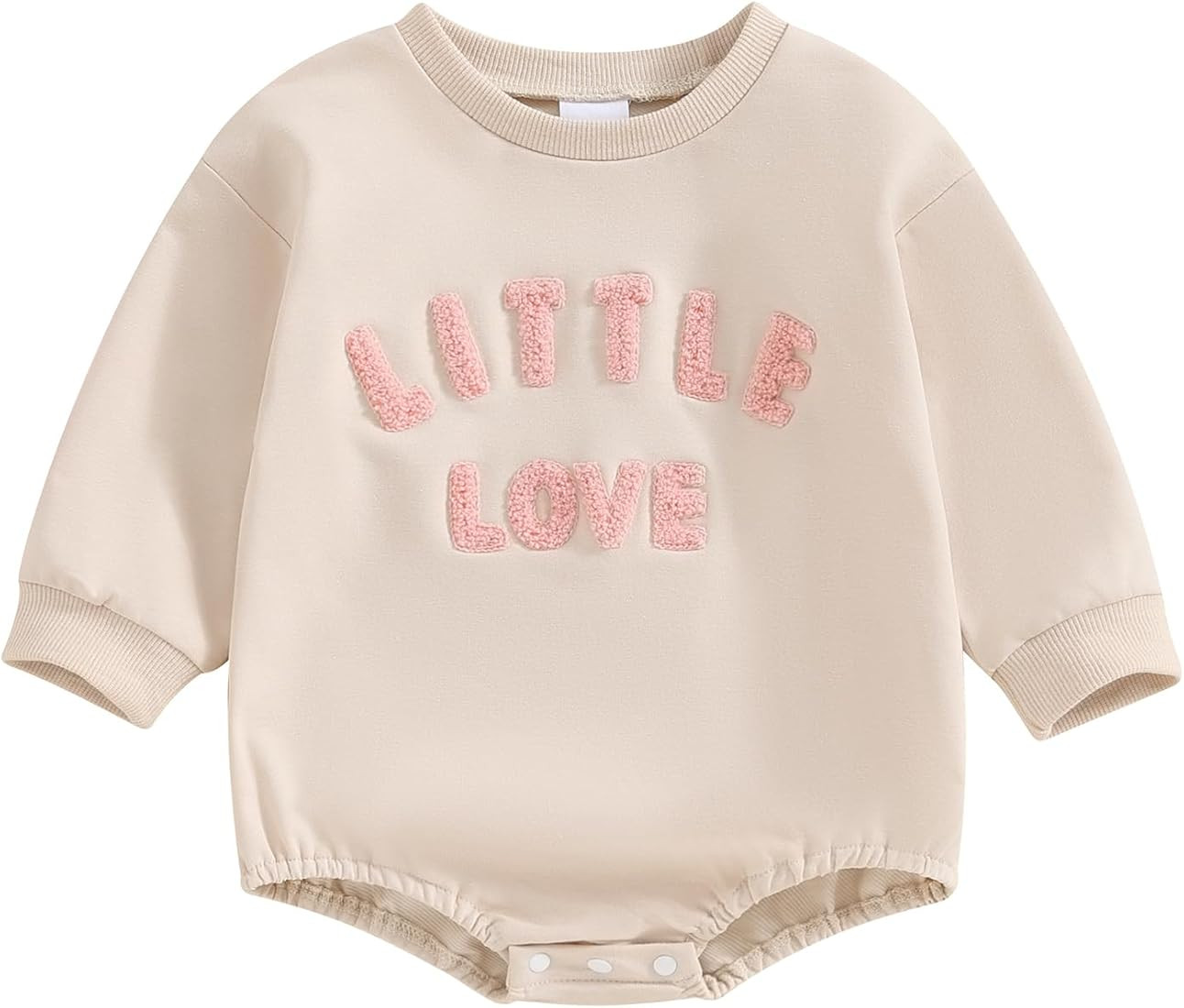 Engofs Newborn Baby Girl Boy Sweatshirt Romper Long Sleeve 0 3 6 12 18 Months Fall Winter Clothes | Amazon (US)