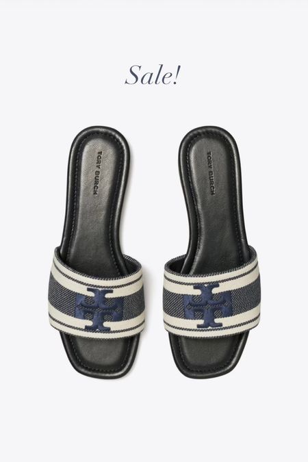 Tory Burch slide sandals now on sale plus extra 25% off. Summer sandals, summer outfit.

#LTKSeasonal #LTKShoeCrush #LTKSaleAlert