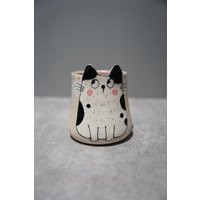 Preorder Cat Meow Mug/Ceramic Handmade Cottagecore M Gift Cute | Etsy (US)