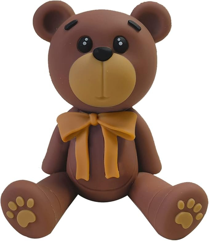 3D Bear Cake Toppers Brown Bear Cake Decorations for Boy Girl Baby Shower Birthday Party Supplies... | Amazon (US)