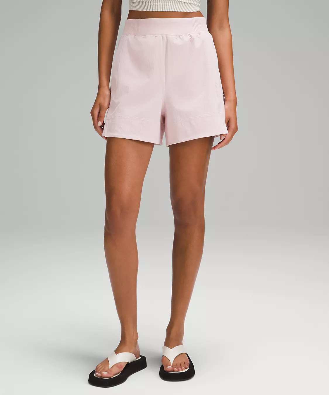 Stretch Woven Relaxed-Fit High-Rise Short 4" | Lululemon (US)