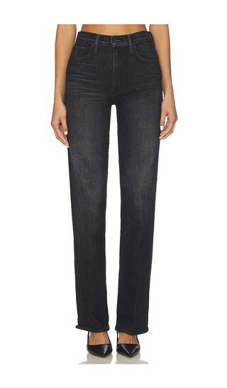 MOTHER The Rambler Zip Heel Jeans in Black. - size 31 | Revolve Clothing (Global)