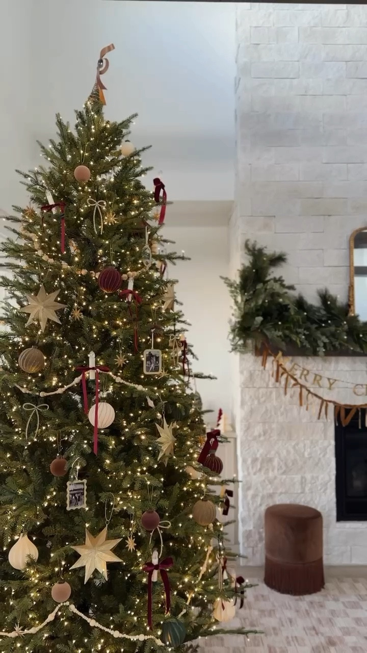 Decorate our tree with us 🤍🎄 all of the ornaments we put on our tree this year, and I'm obsessed! 

#LTKHoliday #LTKHome #LTKSeasonal