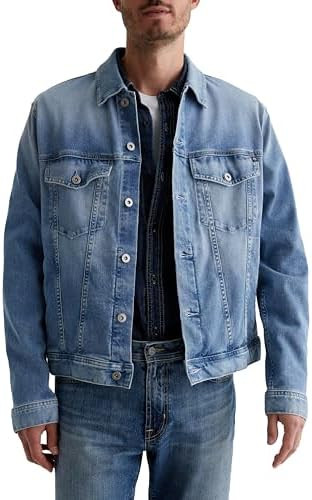 AG Jeans mens Dart Classic Trucker Jacket | Amazon (US)